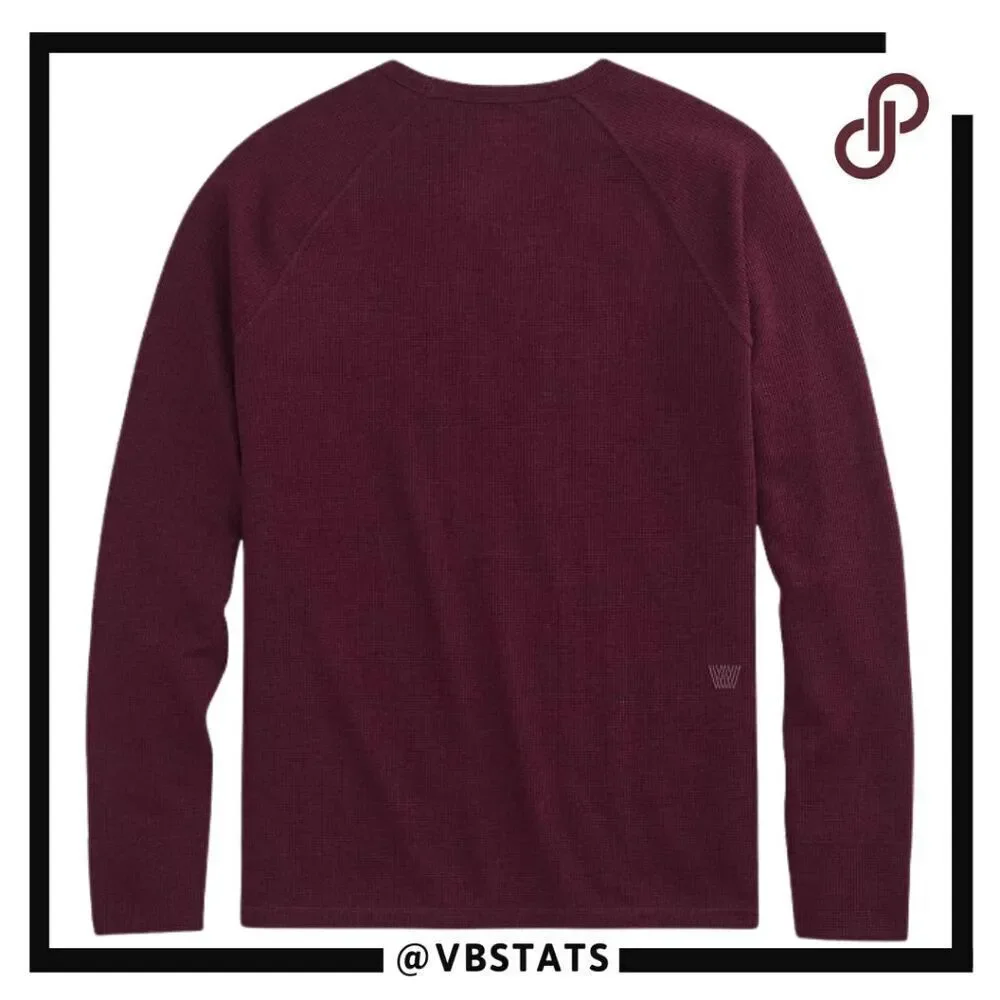 Mack Weldon Men's Warmknit Crew Neck Sweater Lambrusco Heather Size‎ 2XL